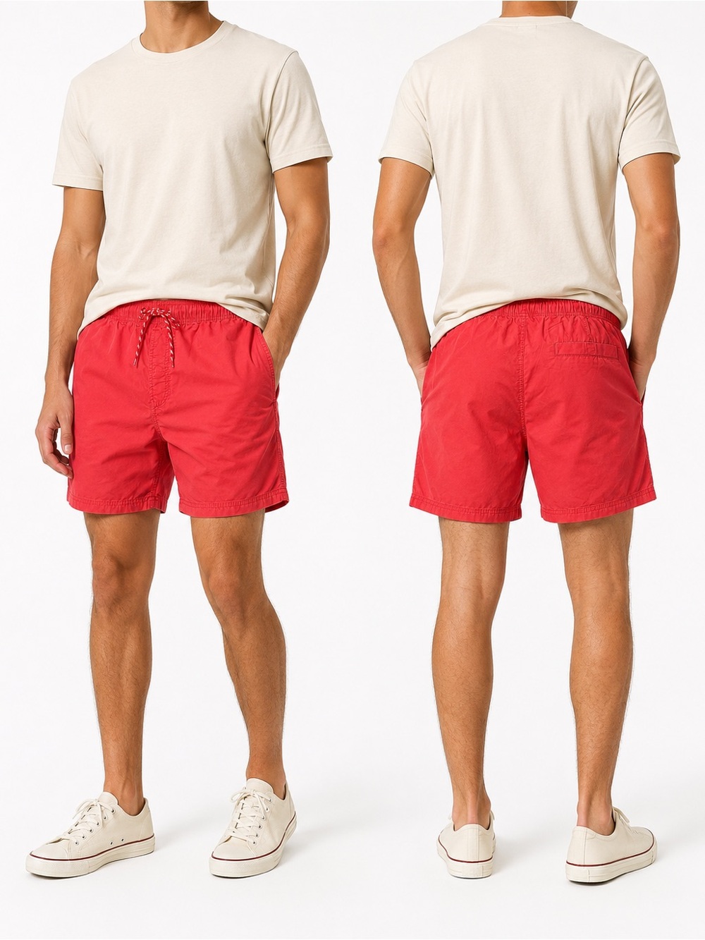 Men's Red Swim Shorts